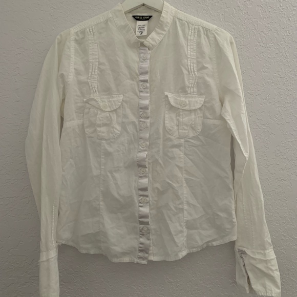 jeans white button down shirt